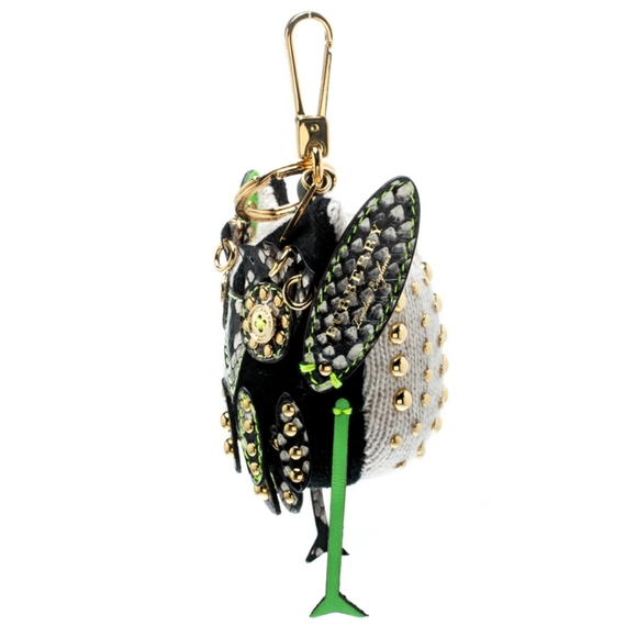 Mavis Embellished Knit Owl Bag Charm - Picture 2 of 5